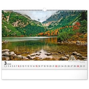 Fotografie k reklamnímu předmětu „NOTIQUE Nástenný kalendár Magické Tatry 2026, 48 x 33 cm“