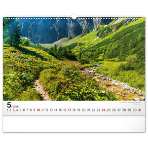 Fotografie k reklamnímu předmětu „NOTIQUE Nástenný kalendár Magické Tatry 2026, 48 x 33 cm“
