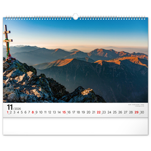 Fotografie k reklamnímu předmětu „NOTIQUE Nástenný kalendár Magické Tatry 2026, 48 x 33 cm“