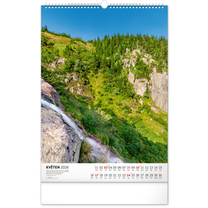Fotografie k reklamnímu předmětu „NOTIQUE Nástěnný kalendář Národní parky Čech a Moravy 2026, 33 x 46 cm“