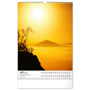 Fotografie k reklamnímu předmětu „NOTIQUE Nástěnný kalendář Národní parky Čech a Moravy 2026, 33 x 46 cm“