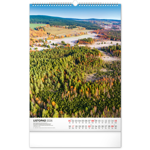 Fotografie k reklamnímu předmětu „NOTIQUE Nástěnný kalendář Národní parky Čech a Moravy 2026, 33 x 46 cm“