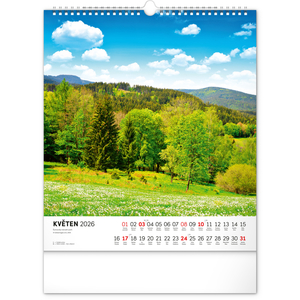 Fotografie k reklamnímu předmětu „NOTIQUE Nástěnný kalendář Šumava 2026, 30 x 34 cm“