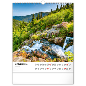 Fotografie k reklamnímu předmětu „NOTIQUE Nástěnný kalendář Krkonoše 2026, 30 x 34 cm“