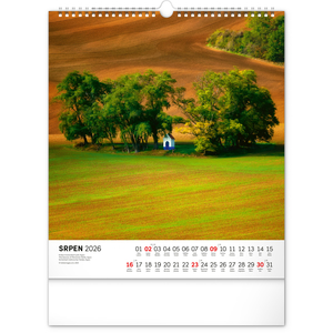 Fotografie k reklamnímu předmětu „NOTIQUE Nástěnný kalendář Toulky českou krajinou 2026, 30 x 34 cm“