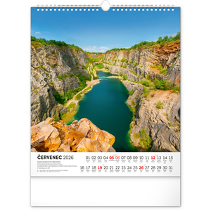 Fotografie k reklamnímu předmětu „NOTIQUE Nástěnný kalendář Vodní království 2026, 30 x 34 cm“