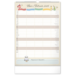 Fotografie k reklamnímu předmětu „NOTIQUE Nástěnný kalendář Rodinný plánovací Harry Potter 2026, 33 x 46 cm“