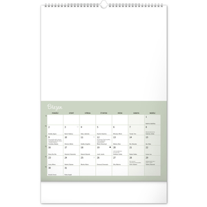 Fotografie k reklamnímu předmětu „NOTIQUE Kreativní rodinný kalendář 2026, 33 x 46 cm“