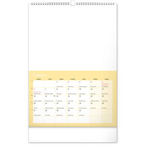 Fotografie k reklamnímu předmětu „NOTIQUE Kreativní rodinný kalendář 2026, 33 x 46 cm“