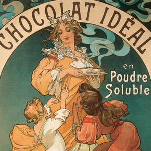 Fotografie k reklamnímu předmětu „NOTIQUE Poznámkový kalendář Alfons Mucha 2026, 30 x 30 cm“