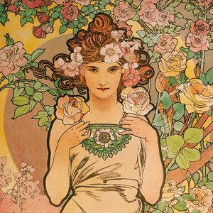 Fotografie k reklamnímu předmětu „NOTIQUE Poznámkový kalendář Alfons Mucha 2026, 30 x 30 cm“