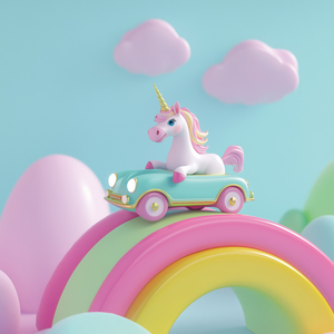 Fotografie k reklamnímu předmětu „NOTIQUE Poznámkový kalendář Veselí jednorožci 2026, 30 x 30 cm“