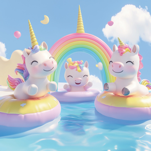 Fotografie k reklamnímu předmětu „NOTIQUE Poznámkový kalendář Veselí jednorožci 2026, 30 x 30 cm“