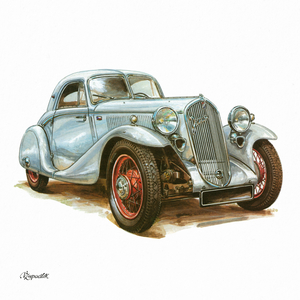 Fotografie k reklamnímu předmětu „NOTIQUE Poznámkový kalendář Classic Cars – Václav Zapadlík, 2026, 30 x 30 cm“