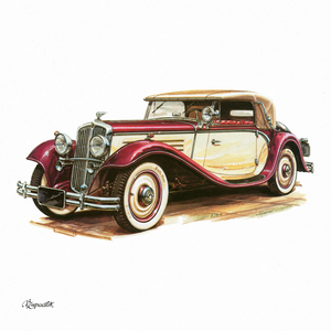 Fotografie k reklamnímu předmětu „NOTIQUE Poznámkový kalendář Classic Cars – Václav Zapadlík, 2026, 30 x 30 cm“