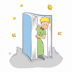 Fotografie k reklamnímu předmětu „NOTIQUE Poznámkový kalendář Malý princ 2026, 30 x 30 cm“