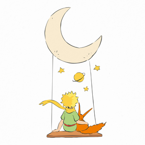 Fotografie k reklamnímu předmětu „NOTIQUE Poznámkový kalendář Malý princ 2026, 30 x 30 cm“