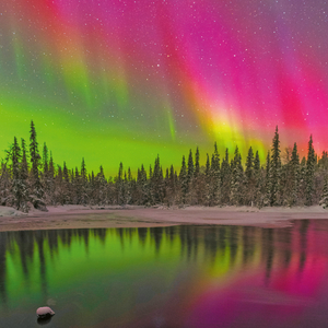 Fotografie k reklamnímu předmětu „NOTIQUE Poznámkový kalendář Polární záře 2026, 30 x 30 cm“