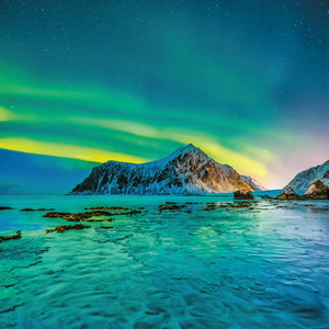 Fotografie k reklamnímu předmětu „NOTIQUE Poznámkový kalendář Polární záře 2026, 30 x 30 cm“