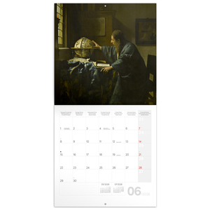 Fotografie k reklamnímu předmětu „NOTIQUE Poznámkový kalendář Johannes Vermeer 2026, 30 x 30 cm“