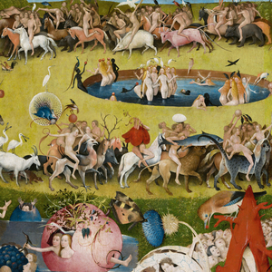 Fotografie k reklamnímu předmětu „NOTIQUE Poznámkový kalendář Hieronymus Bosch 2026, 30 x 30 cm“