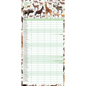 Fotografie k reklamnímu předmětu „NOTIQUE Rodinný plánovací kalendář Animalium 2026, 30 x 30 cm“