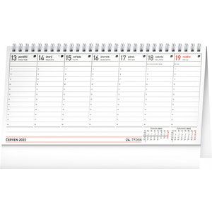 Fotografie k reklamnímu předmětu „Stolní kalendář Plánovací s evropskými svátky 25 × 12,5 cm“