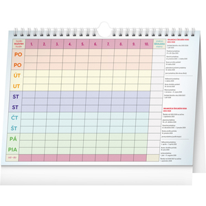 Fotografie k reklamnímu předmětu „NOTIQUE Týdenní rodinný plánovací kalendář s háčkem 2026, 30 x 21 cm“