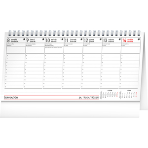 Fotografie k reklamnímu předmětu „NOTIQUE Stolní kalendář Plánovací CZ/SK 2026, 25 x 12,5 cm“