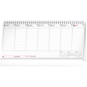 Fotografie k reklamnímu předmětu „NOTIQUE Stolový kalendár Manažérsky daňový 2026, 33 x 14,5 cm“