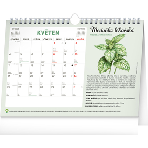 Fotografie k reklamnímu předmětu „NOTIQUE Měsíční plánovací kalendář se semínky 2026, 30 x 21 cm“