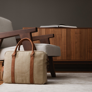 Fotografie k reklamnímu předmětu „Plátěná taška na notebook VINGA Bosler z RCS recykl. canvas“