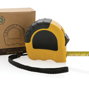 Fotografie k reklamnímu předmětu „Svinovací metr 5m/19mm z RCS recykl. plastu“