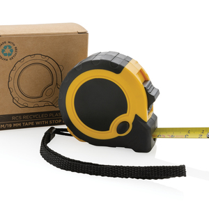 Fotografie k reklamnímu předmětu „Svinovací metr 5m/19mm se stop funkcí z RCS recykl. plastu“