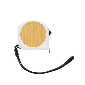 Fotografie k reklamnímu předmětu „Svinovací metr 5m/19mm z RCS recykl. plastu a bambusu“