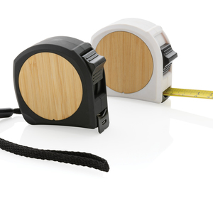 Fotografie k reklamnímu předmětu „Svinovací metr 5m/19mm z RCS recykl. plastu a bambusu“