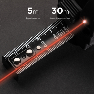 Fotografie k reklamnímu předmětu „Svinovací metr Gear X 5 m s 30 m laserem“