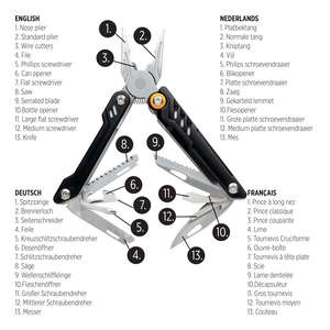 Fotografie k reklamnímu předmětu „Multifunkční nůž Excalibur s kleštěmi“