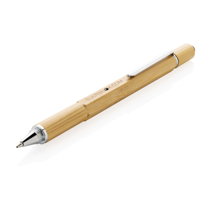 Fotografie k reklamnímu předmětu „Multifunkční pero 5 v 1 z bambusu“