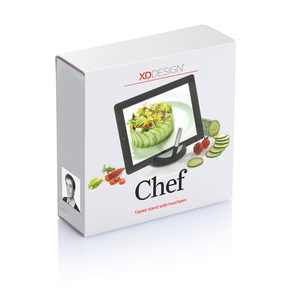 Fotografie k reklamnímu předmětu „Stojan na tablet Chef s dotykovým perem“
