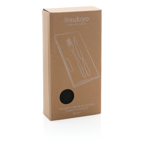 Fotografie k reklamnímu předmětu „Ubrousky Ukiyo ze 180g recyklované bavlny AWARE™“