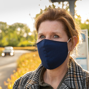 Fotografie k reklamnímu předmětu „Opakovaně použitelná 2vrstvá bavlněná rouška“