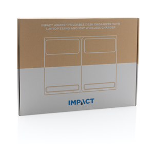 Fotografie k reklamnímu předmětu „Skládací organizér s Qi nabíječkou 10W Impact z RPET AWARE™“