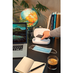 Fotografie k reklamnímu předmětu „UV-C sterilizační box s bezdrátovým nabíjením 5W“