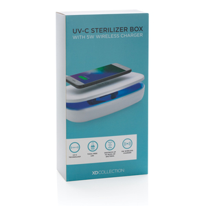 Fotografie k reklamnímu předmětu „UV-C sterilizační box s bezdrátovým nabíjením 5W“