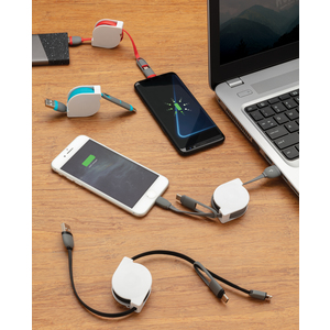 Fotografie k reklamnímu předmětu „Svinovací nabíjecí kabel 3 v 1“