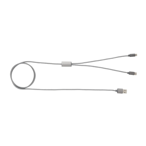 Fotografie k reklamnímu předmětu „Opletený kabel 3 v 1“