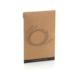 Fotografie k reklamnímu předmětu „Opletený kabel 3 v 1“