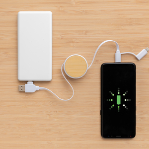 Fotografie k reklamnímu předmětu „Svinovací kabel 6 v 1 Ontario z RCS recyklovaného plastu“