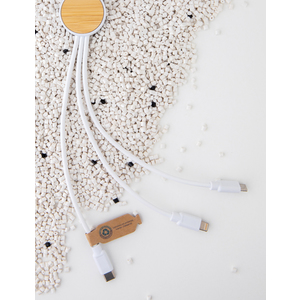 Fotografie k reklamnímu předmětu „Nabíjecí kabel 6 v 1 Ontario z RCS recyklovaného plastu“
